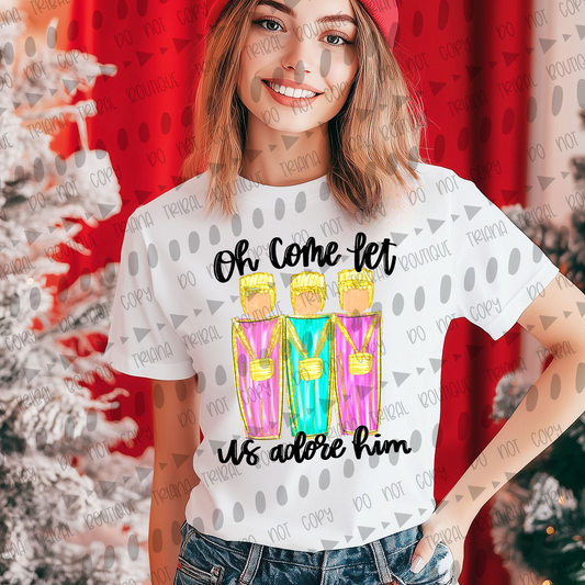 Oh Come Let Us Adore Him TShirt