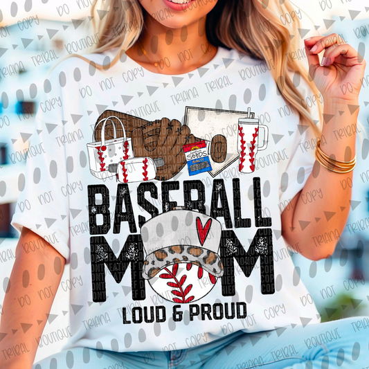 Baseball Mom TShirt
