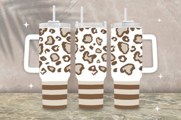 Leopard 40oz Tumbler