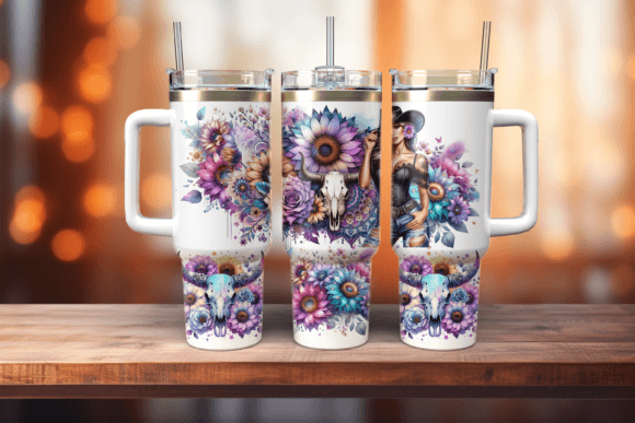 Western Cowgirl 40oz Tumbler