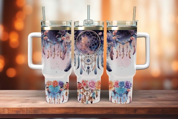 Boho Dreamcatcher 40oz Tumbler