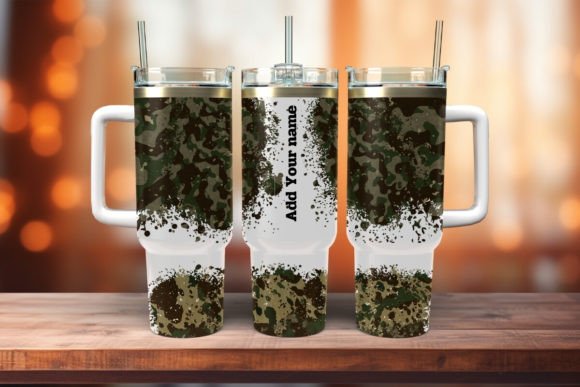 Camo 40oz Tumbler