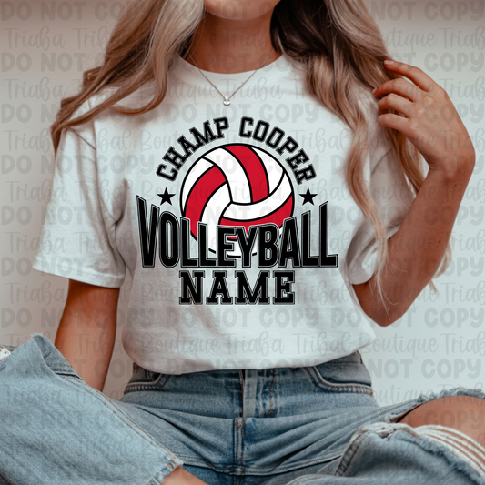 Champ Cooper Volleyball TShirt