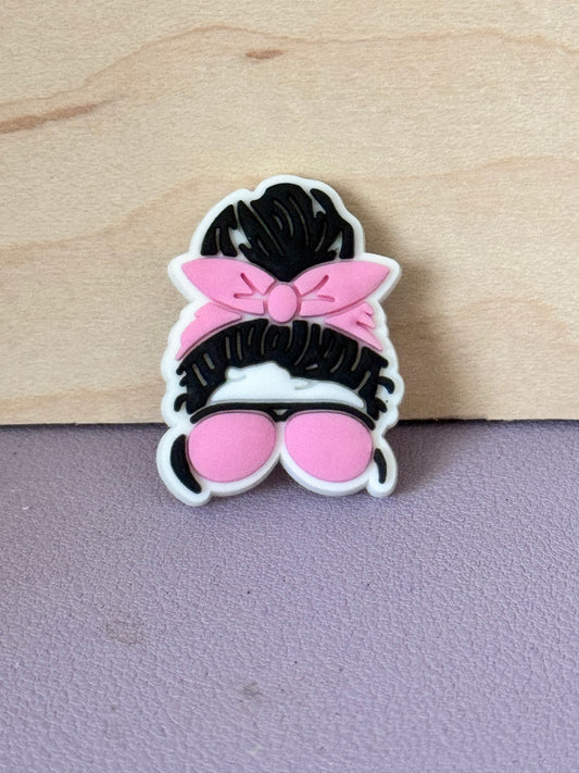 Pink Mom Bun