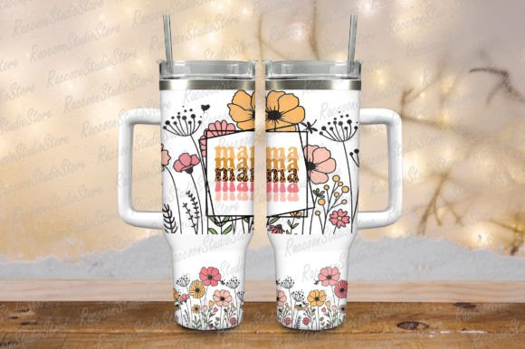 Mama Leopard 40oz Tumbler