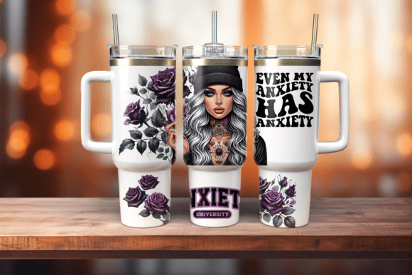 Sarcastic Anxiety 40oz Tumbler