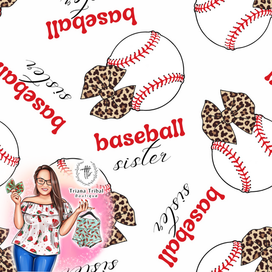 Baseball Sister Leopard