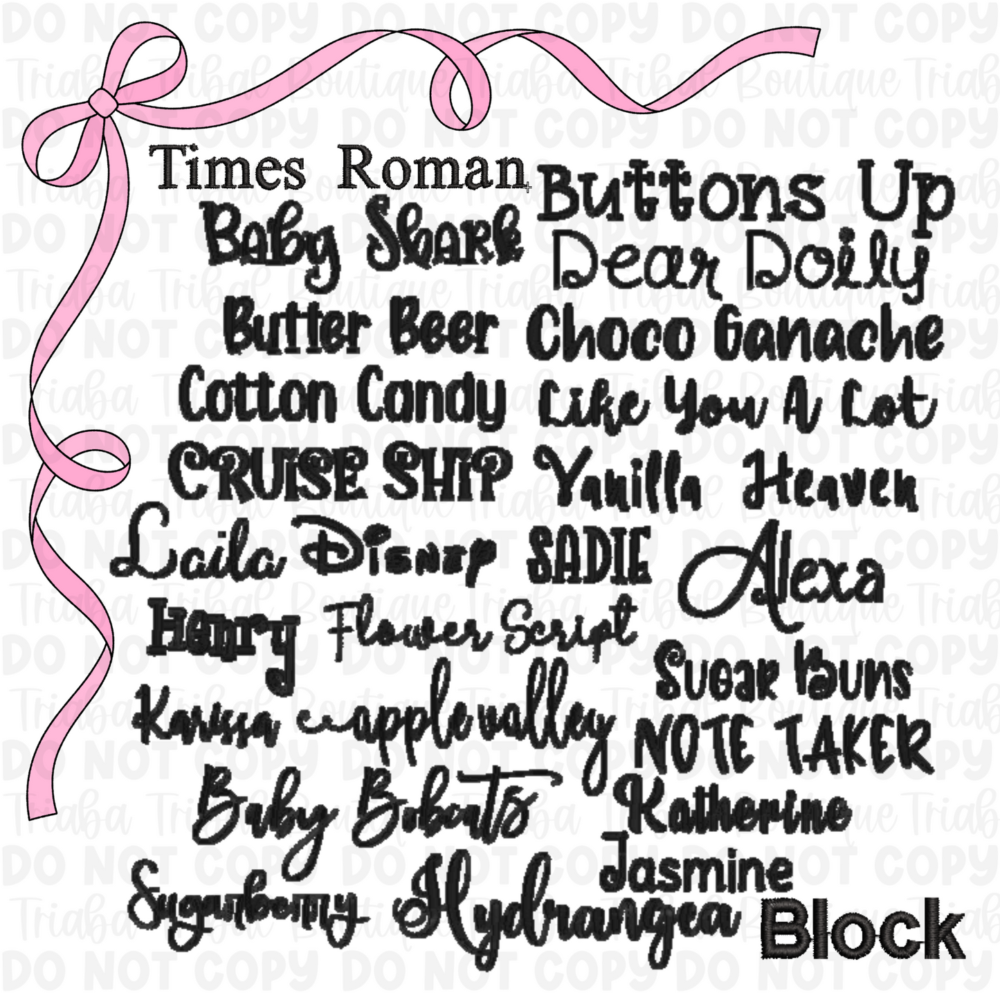 Bouquet Sash