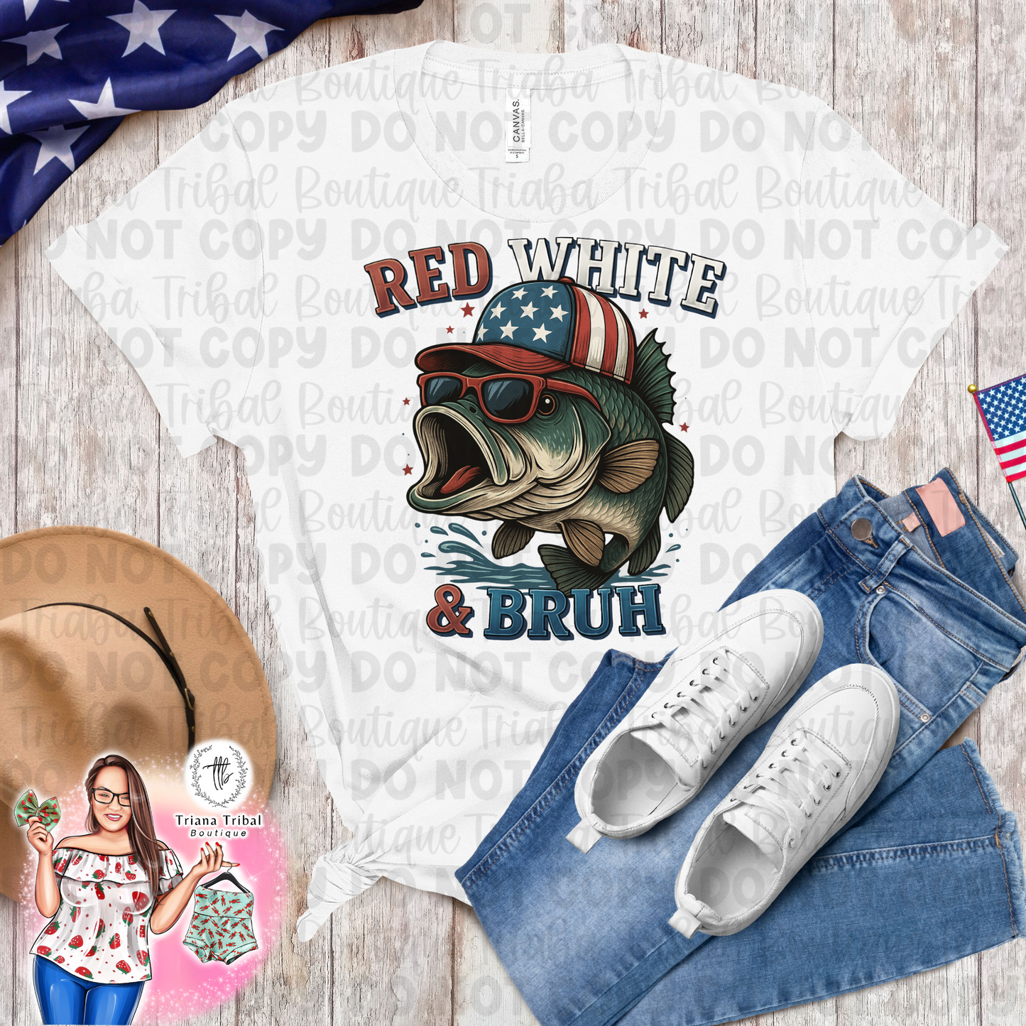 Red White & Bruh TShirt