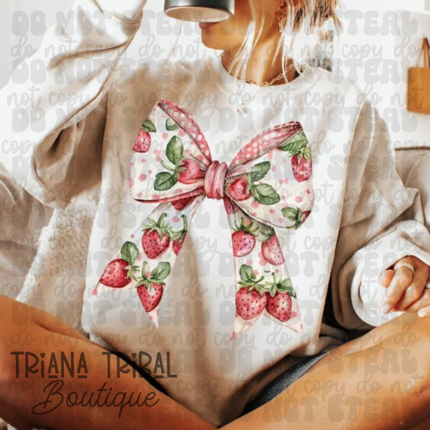 Strawberry Bow TShirt