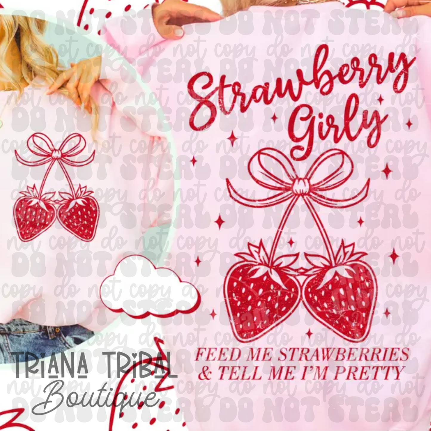 Strawberry Girly TShirt