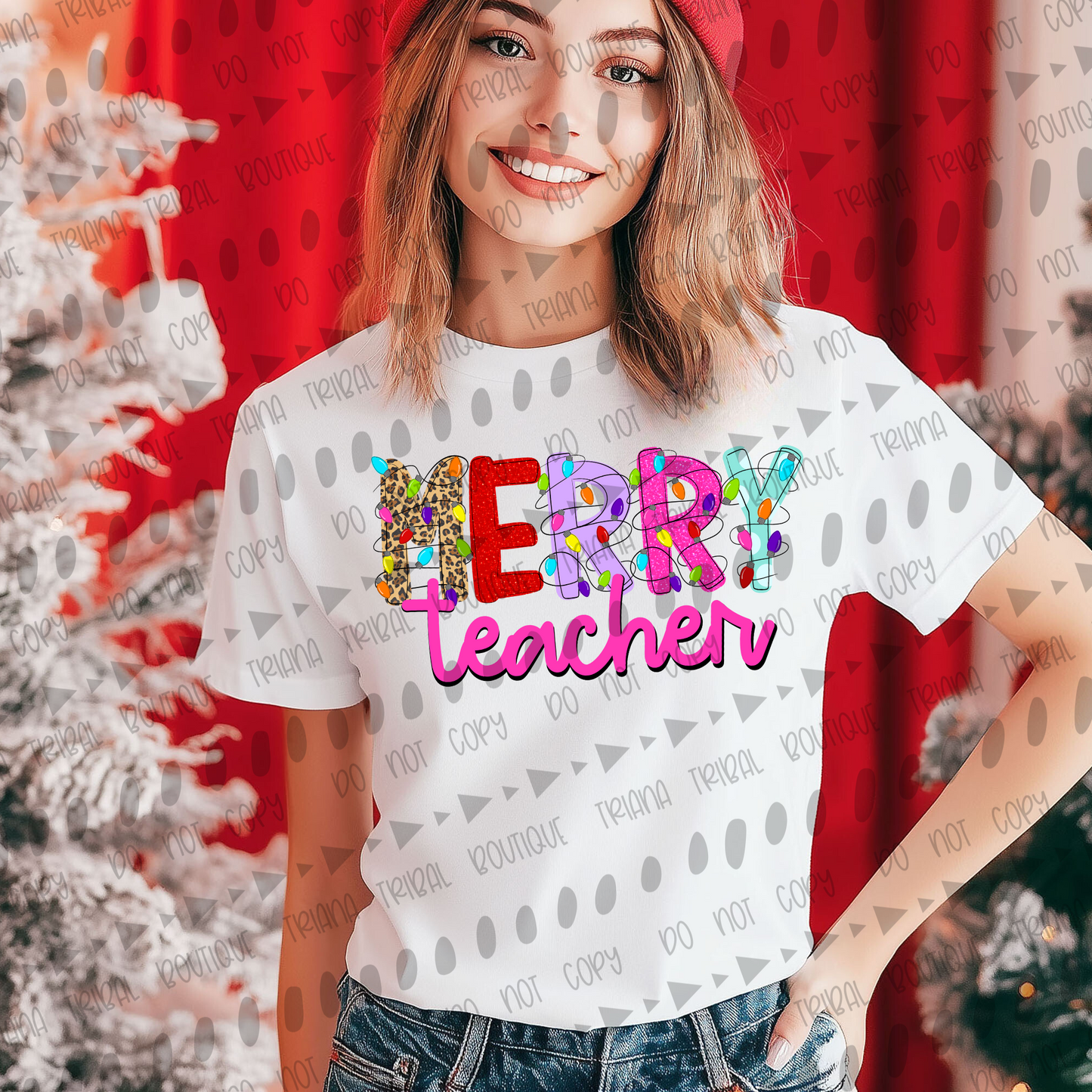 Merry Teacher TShirt