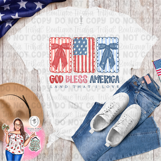 God Bless America Land That I Love TShirt