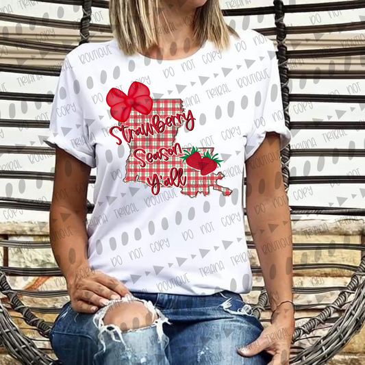 Strawberry Season Y'all TShirt