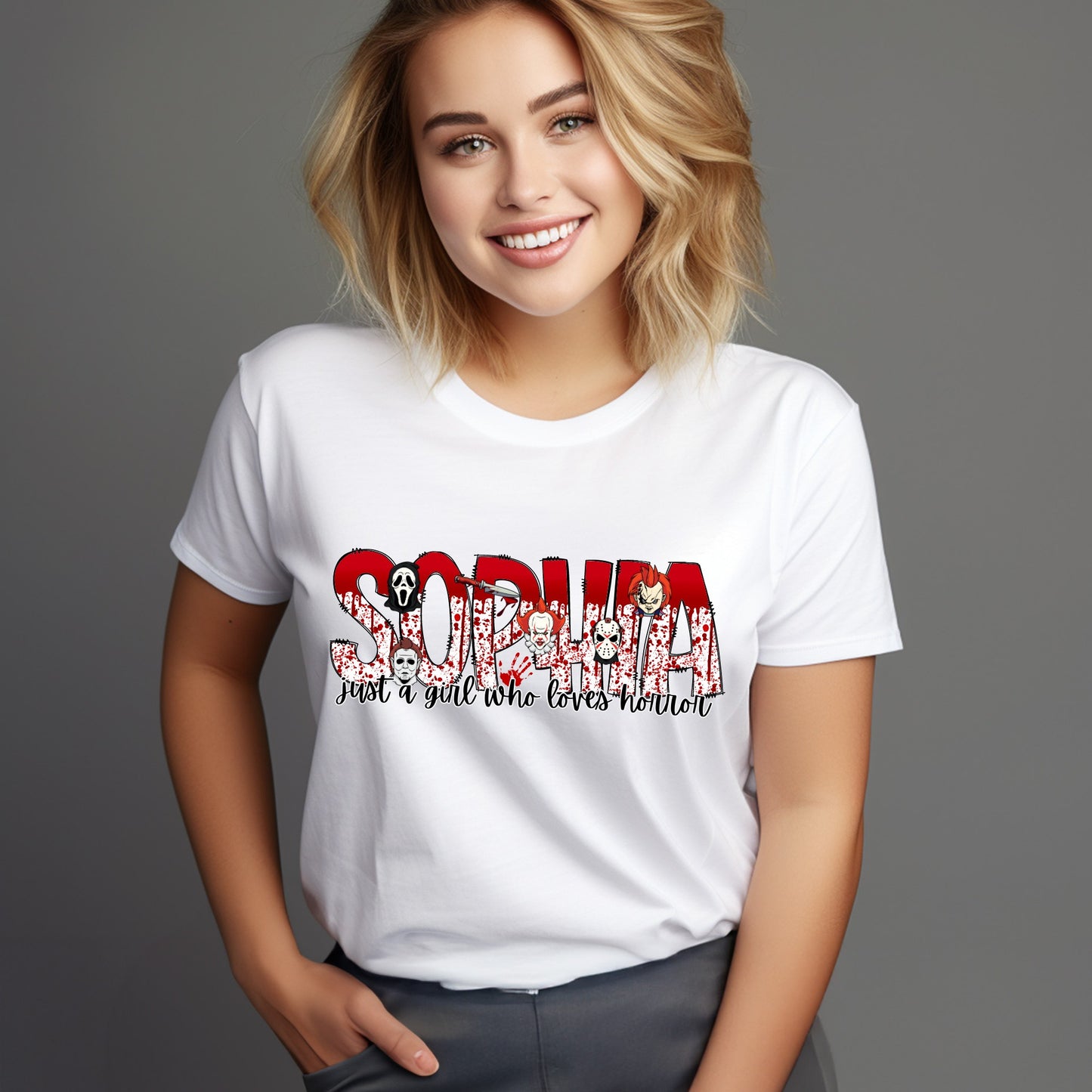 Just A Girl Who Loves Horror TShirt