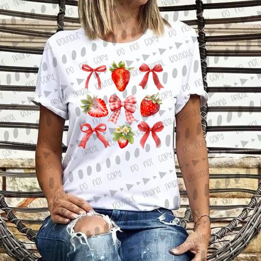 Strawberries & Bows TShirt