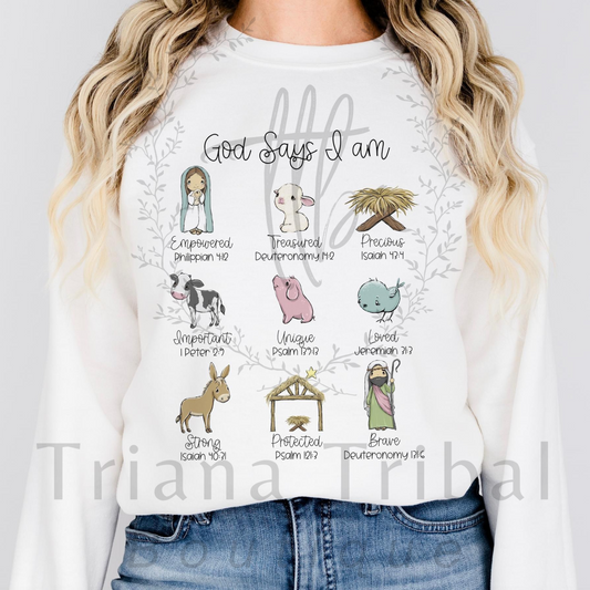 God Says I Am TShirt