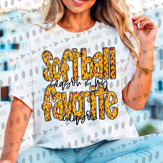 Softball My Favorite Season TShirt
