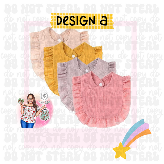 4pc Bib Set