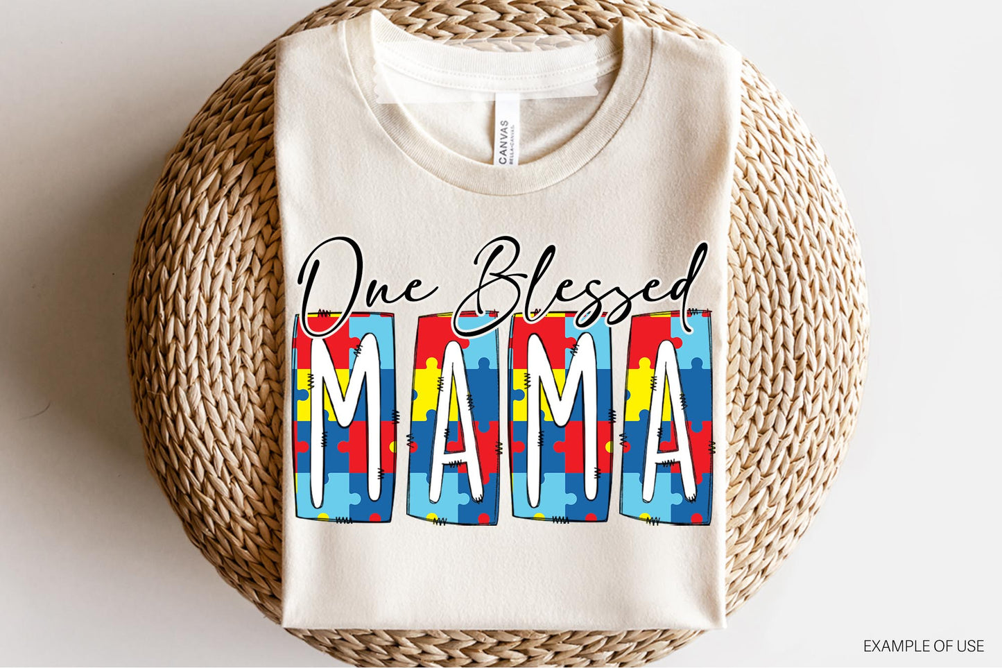 Autism One Blessed Mama TShirt