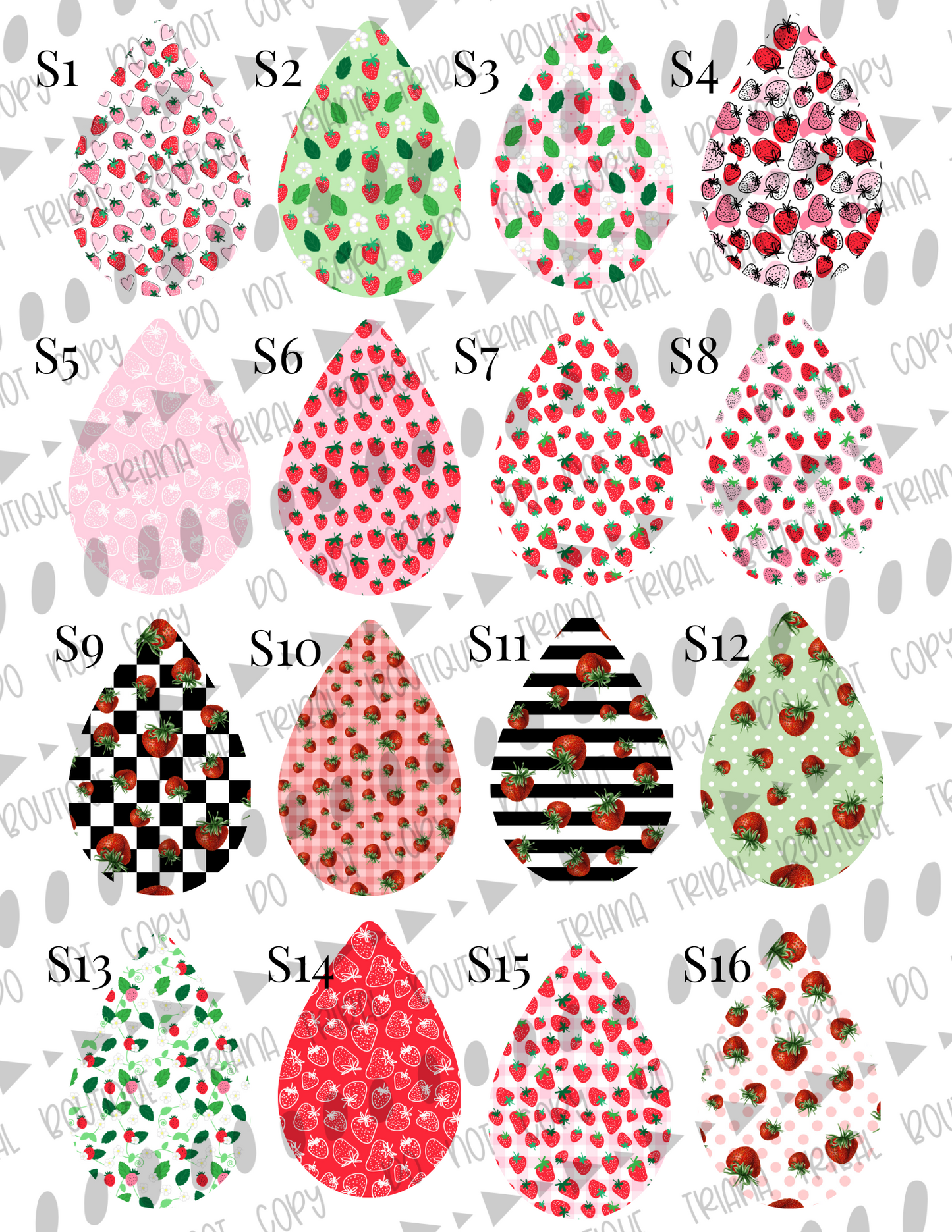 Strawberry Earrings