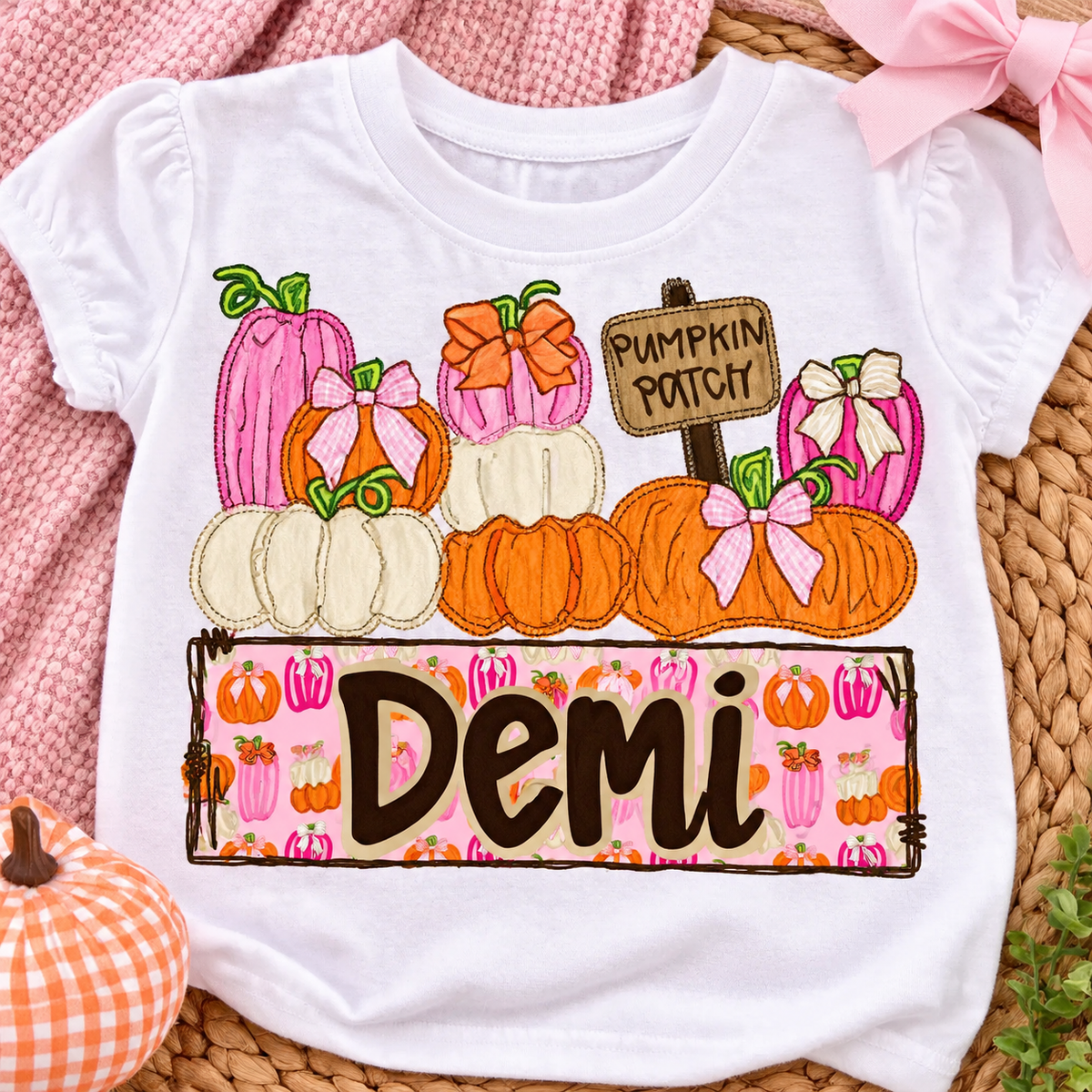 Pink Pumpkin Patch Shirt