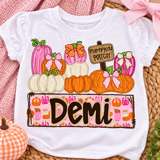 Pink Pumpkin Patch Shirt