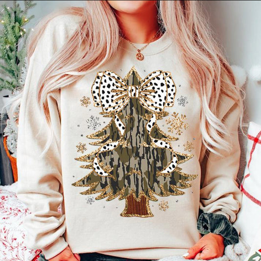 Camo Christmas Tree TShirt