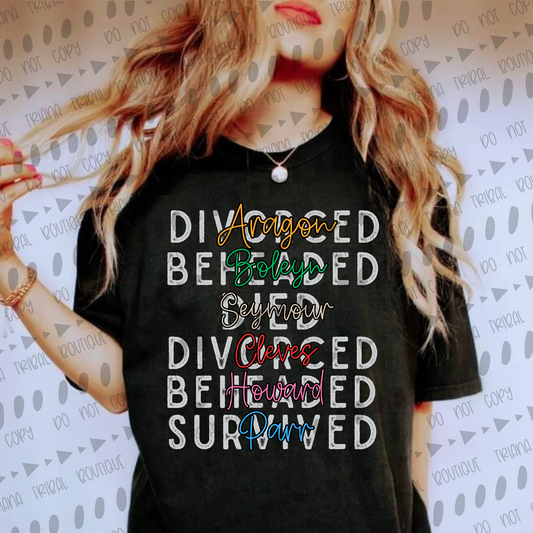 Six Ex Wives TShirt