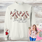 Baseball Mama Heart on her Sleeve TShirt