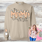 Fall Mama Heart on her Sleeve TShirt