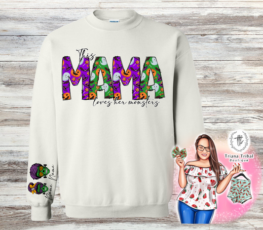 Mama loves her monsters TShirt