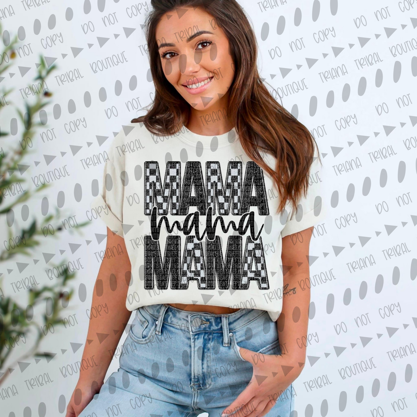 Black&White MAMA TShirt