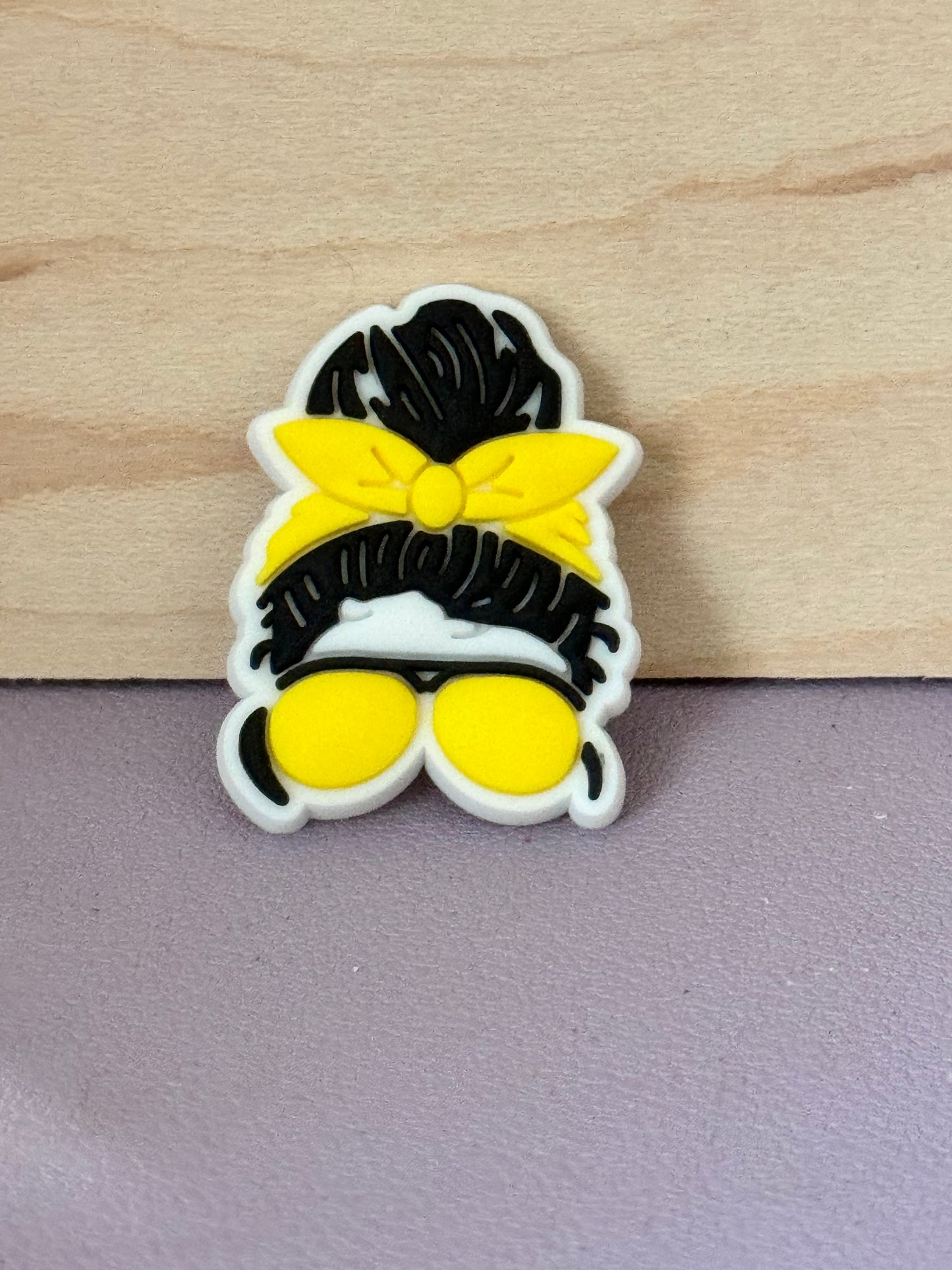 Yellow Mom Bun