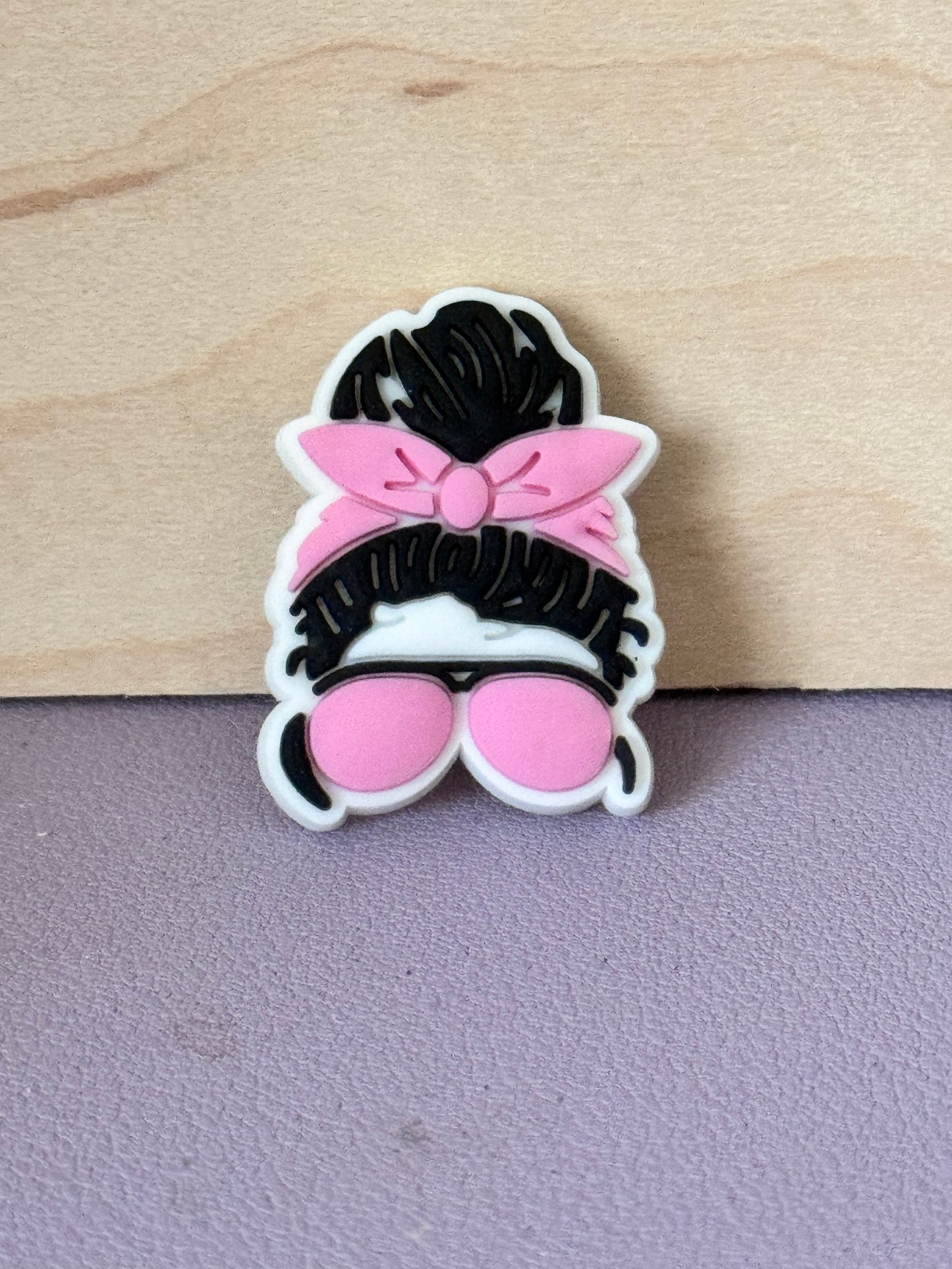 Pink Mom Bun