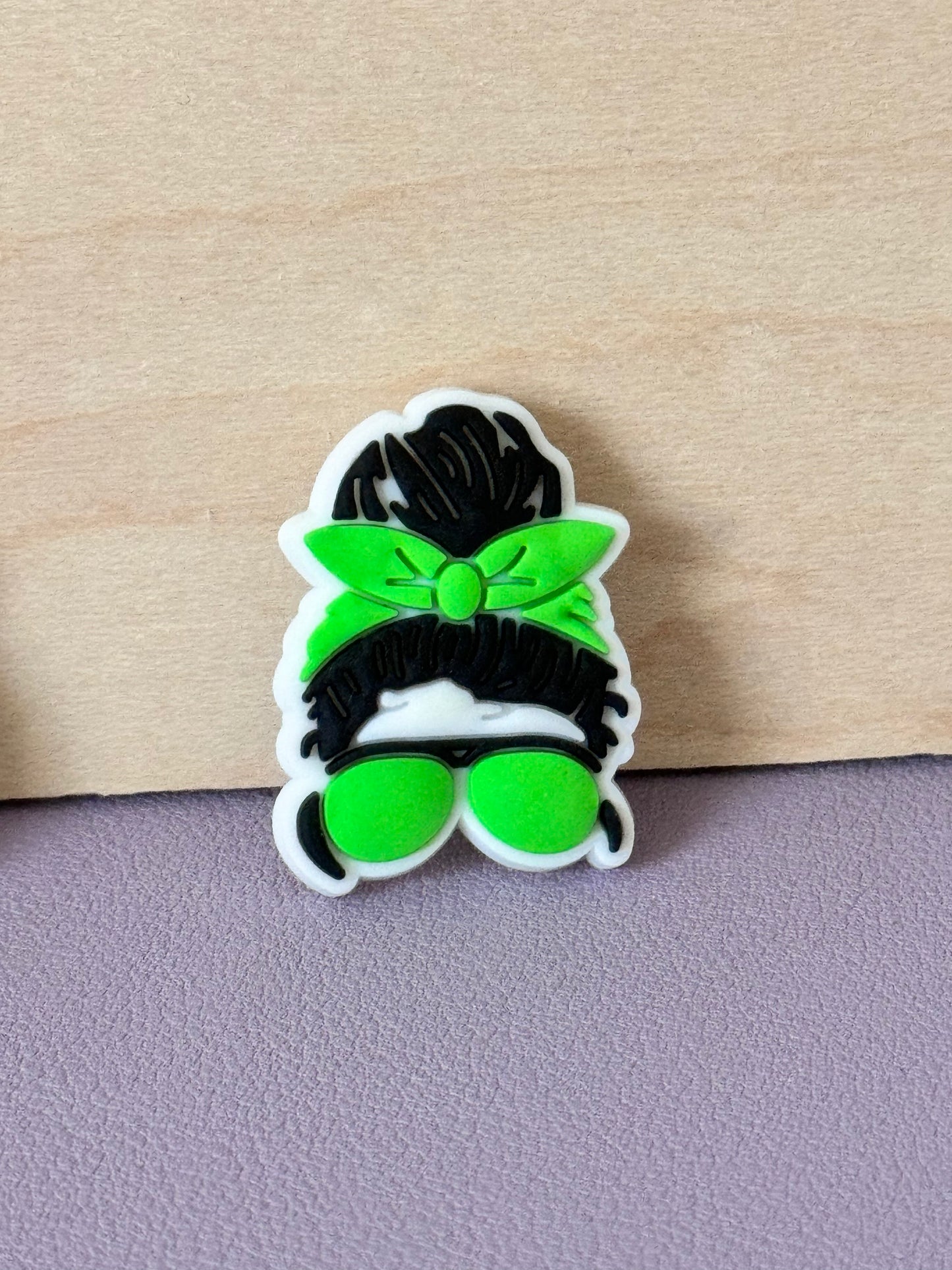 Green Mom Bun