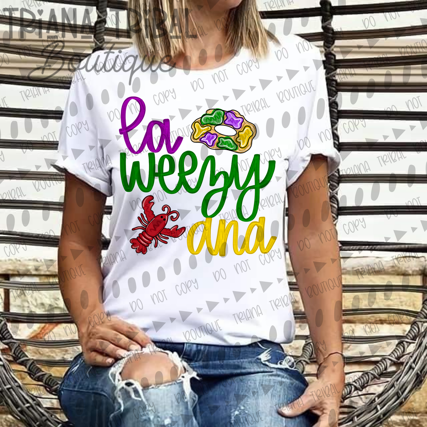 La Weezy Anna with King Cake TShirt