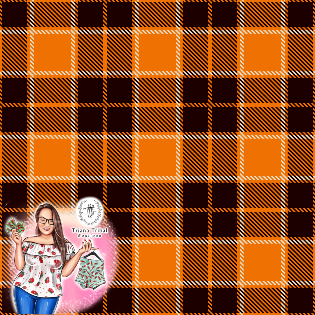 Orange Plaid