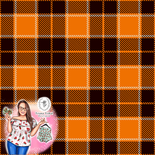Orange Plaid