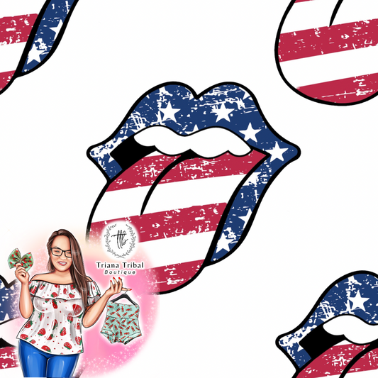 Stars & Stripes Lips