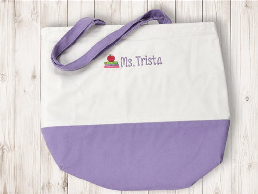 Personalized Teacher Bag