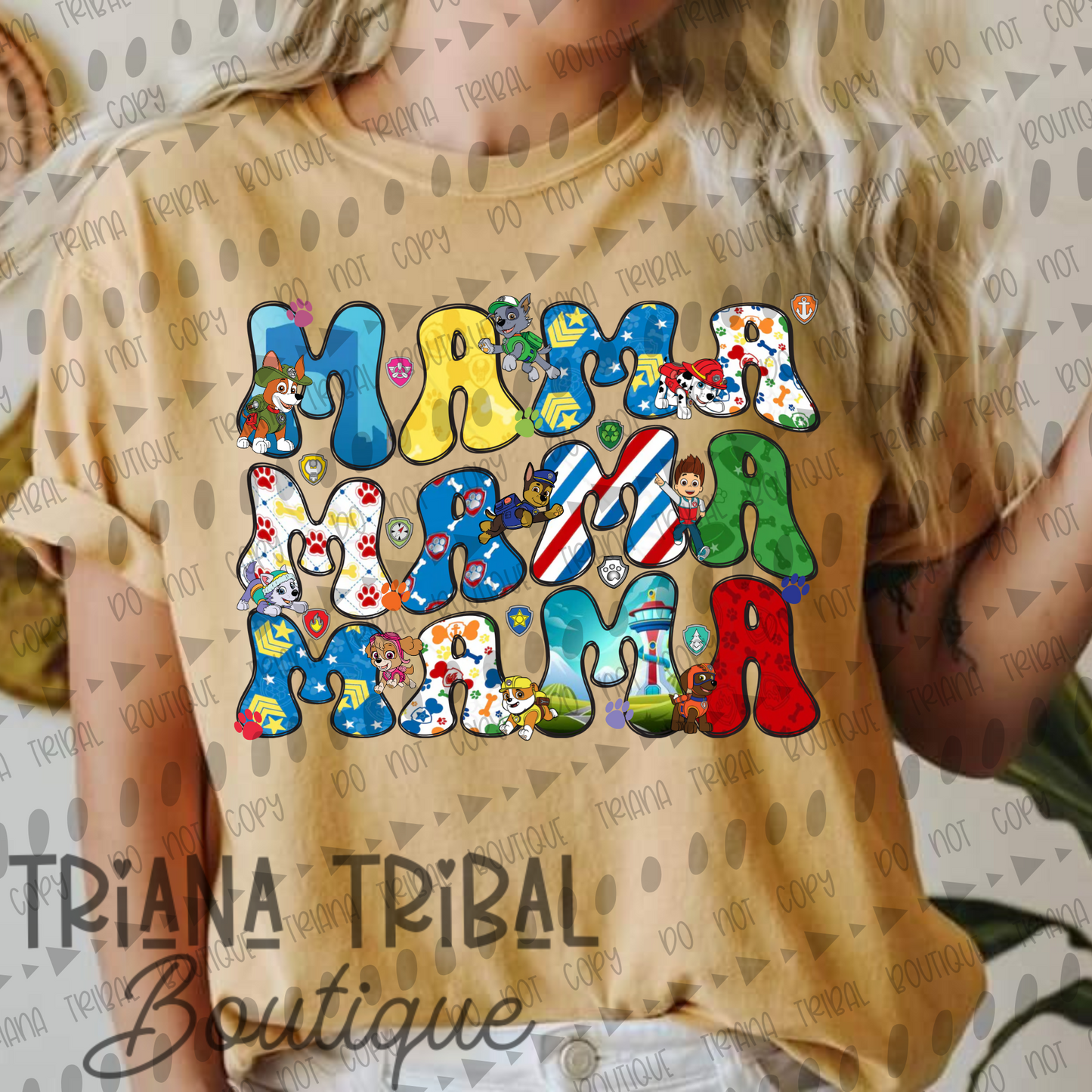 Mama Paw Pups TShirt