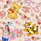 Bear Pooh Spring Flowers