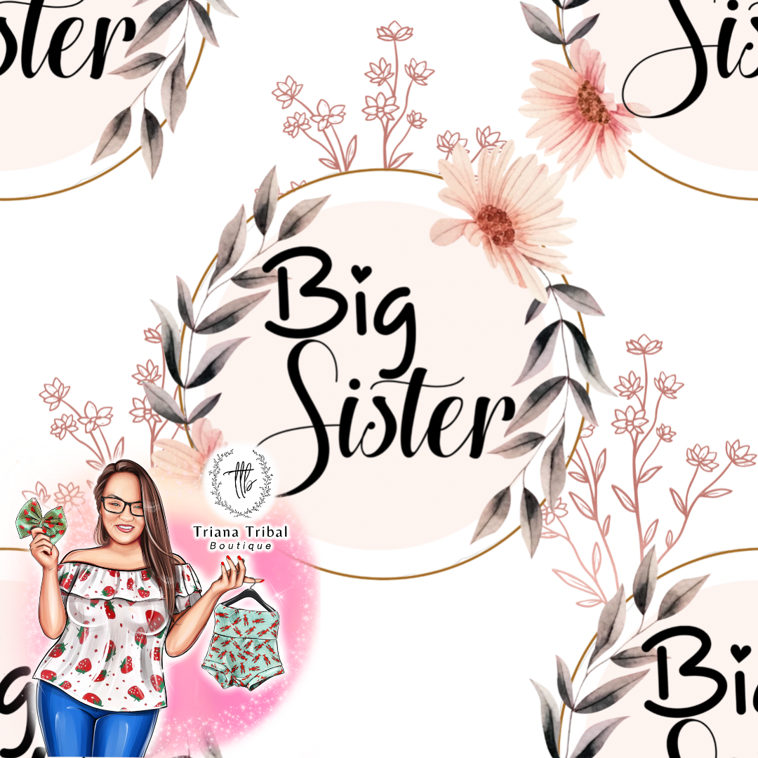 Floral Big Sister